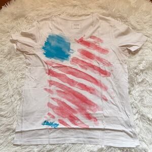 Converse White/Red/Blue Size:Large T-Shirt